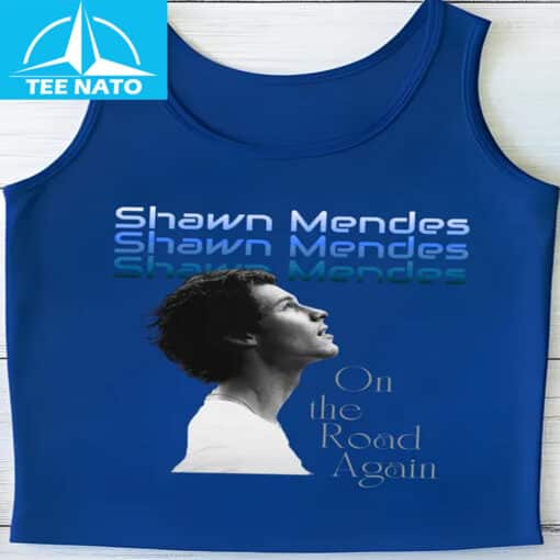 Shawn Mendes On The Road Again Pop Music Shirt - Image 4