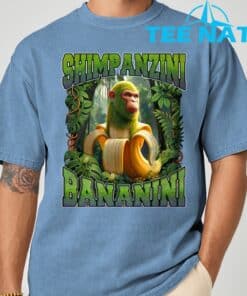 Shimpanzini Bananini Italian Brainrot Chimpanzee and Banana Shirt 3