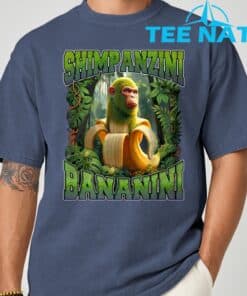 Shimpanzini Bananini Italian Brainrot Chimpanzee and Banana Shirt 4