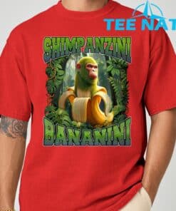 Shimpanzini Bananini Italian Brainrot Chimpanzee and Banana Shirt 7