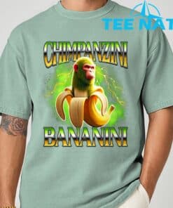 Shimpanzini Bananini Italian Brainrot Chimpanzee and Banana T Shirt 3