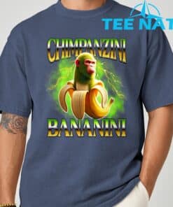 Shimpanzini Bananini Italian Brainrot Chimpanzee and Banana T Shirt 5