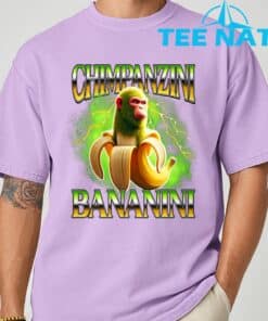 Shimpanzini Bananini Italian Brainrot Chimpanzee and Banana T Shirt 6