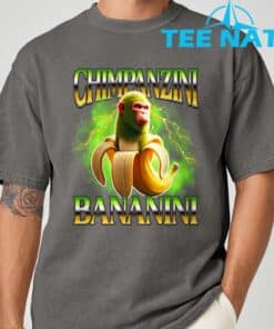 Shimpanzini Bananini Italian Brainrot Chimpanzee and Banana T Shirt 7