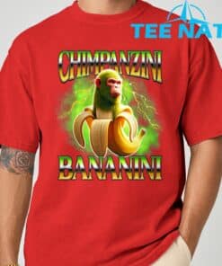 Shimpanzini Bananini Italian Brainrot Chimpanzee and Banana T Shirt 8