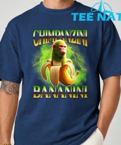 Shimpanzini Bananini Italian Brainrot Chimpanzee and Banana T Shirt 9
