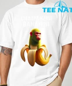 Shimpanzini Bananini Italian Brainrot Chimpanzee and Banana TShirt 1