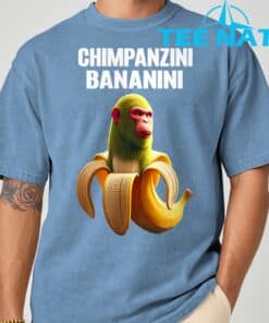 Shimpanzini Bananini Italian Brainrot Chimpanzee and Banana TShirt 4