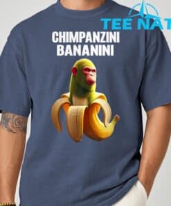 Shimpanzini Bananini Italian Brainrot Chimpanzee and Banana TShirt 5