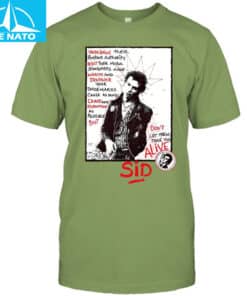 Sid Vicious Sex Pistols Graphic Shirt2