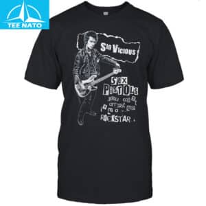 Sid Vicious Sex Pistols I'm a Rockstar Graphic Shirt 14 Sid Vicious Sex Pistols Im a Rockstar Graphic Shirt