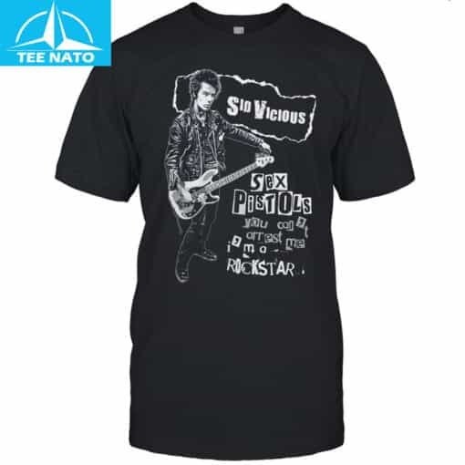 Sid Vicious Sex Pistols I'm a Rockstar Graphic Shirt