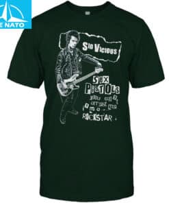 Sid Vicious Sex Pistols Im a Rockstar Graphic Shirt2