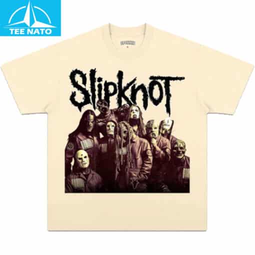 Slipknot Band Masked Group Shirt - Image 4