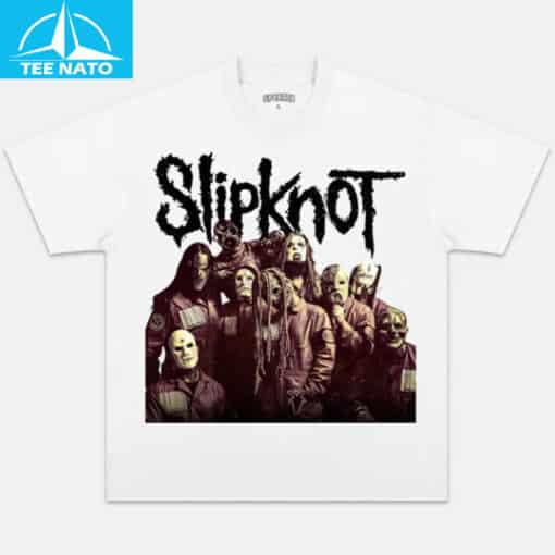 Slipknot Band Masked Group Shirt - Image 5