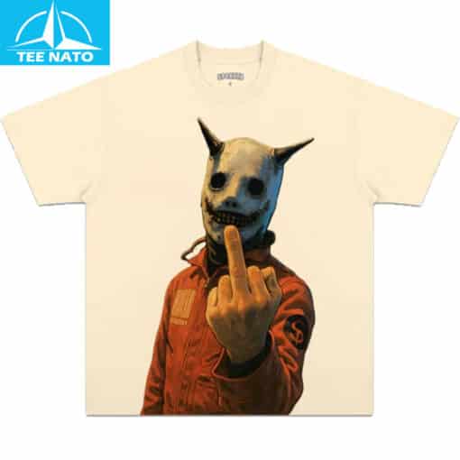 Slipknot Clown Middle Finger Shirt - Image 4