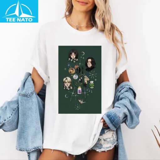 Slytherin Magic Dark Aesthetic Harry Potter Shirt - Image 3