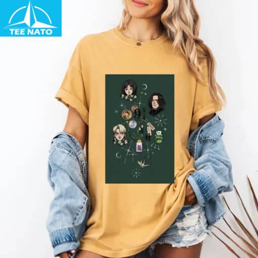 Slytherin Magic Dark Aesthetic Harry Potter Shirt - Image 9
