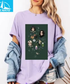 Slytherin Magic Dark Aesthetic Harry Potter Shirt3