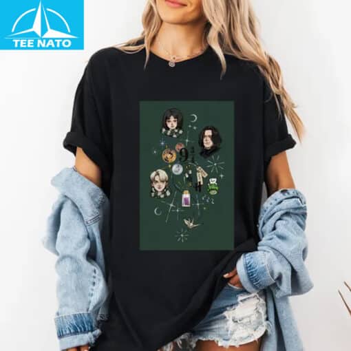 Slytherin Magic Dark Aesthetic Harry Potter Shirt