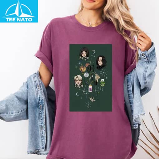Slytherin Magic Dark Aesthetic Harry Potter Shirt - Image 6