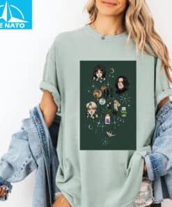 Slytherin Magic Dark Aesthetic Harry Potter Shirt8
