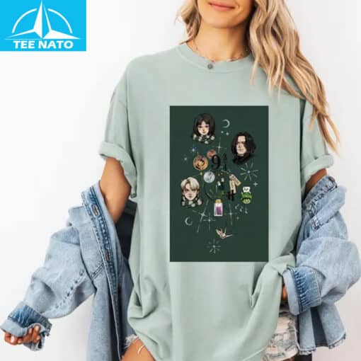 Slytherin Magic Dark Aesthetic Harry Potter Shirt - Image 5