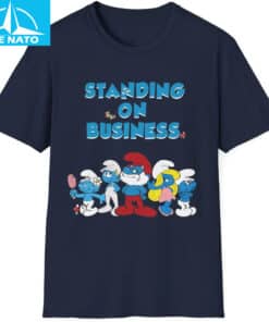 Smurfs Standing on Business Shirt2
