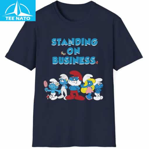 Smurfs Standing on Business Shirt - Image 3