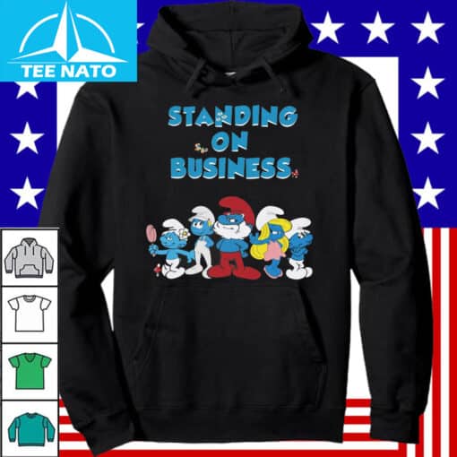 Smurfs Standing on Business Shirt - Image 5