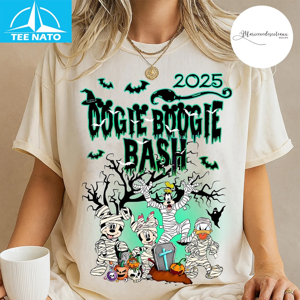 Close up of Spooky Boogie Man Shirt