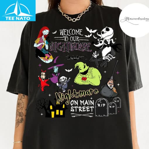 Spooky Skeleton Couple Halloween Shirt - Image 3