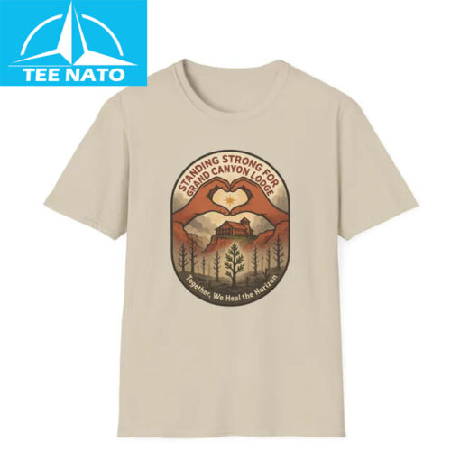 Standing Strong for Grand Canyon Wildfire Support North Rim Resilience Shirt - Image 4