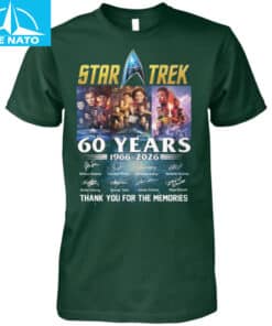 Star Trek 60 Years 1966 2026 Thank You For The Memories Cast Signatures Shirt2