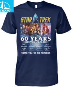 Star Trek 60 Years 1966 2026 Thank You For The Memories Cast Signatures Shirt4