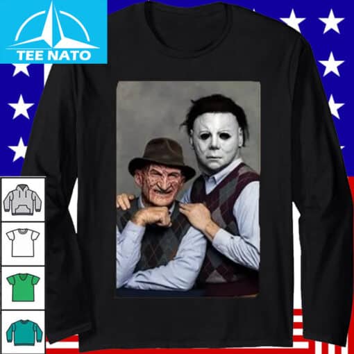 Step Brothers Michael Myers, Freddy Krueger Shirt - Image 2
