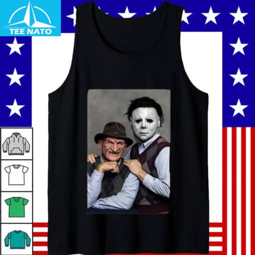 Step Brothers Michael Myers, Freddy Krueger Shirt - Image 4