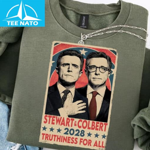 Stewart & Colbert 2028 Truthiness for All Shirt - Image 3