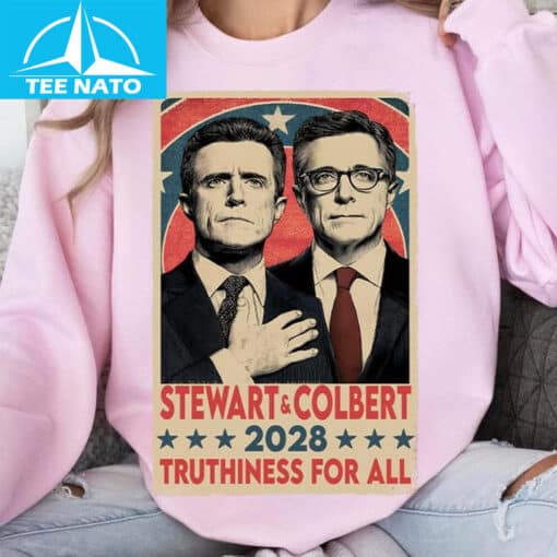 Stewart & Colbert 2028 Truthiness for All Shirt - Image 4