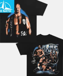 Stone Cold Steve Austin Wrestling Graphic Shirt