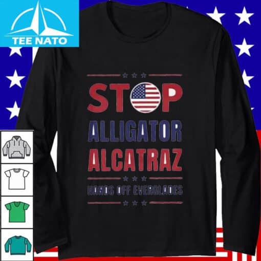 Stop Alligator Alcatraz Save Everglades National Park Shirt - Image 3
