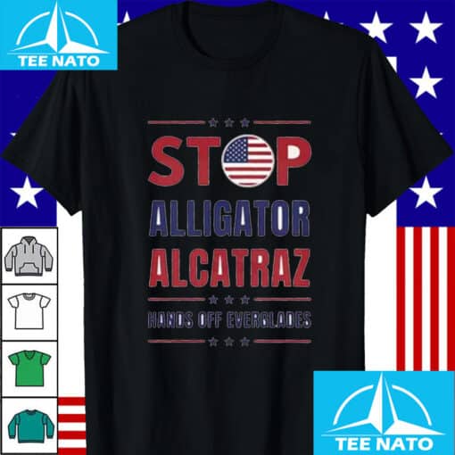 Stop Alligator Alcatraz Save Everglades National Park Shirt - Image 2