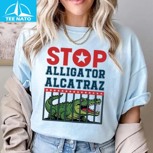 Stop Alligator Alcatraz Shirt 01 - Image 4