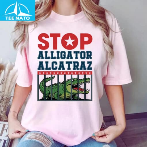 Stop Alligator Alcatraz Shirt 01 - Image 5