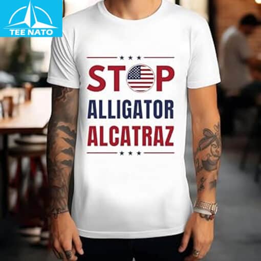 Stop Alligator Alcatraz Shirt 05 - Image 3