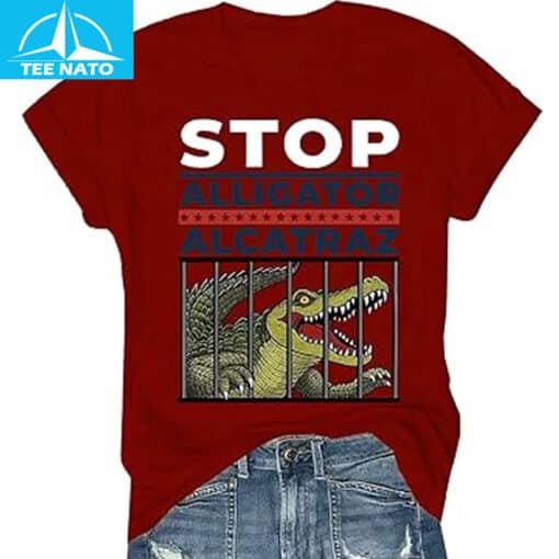 Stop Alligator Alcatraz Shirt 08 - Image 4