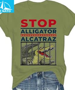 Stop Alligator Alcatraz Shirt 084