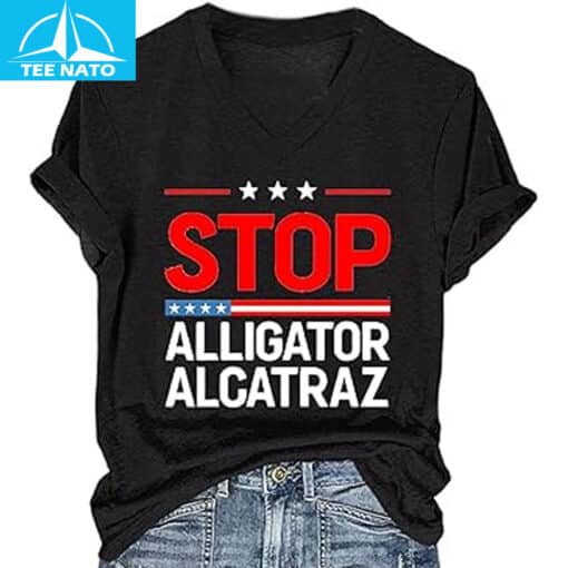 Stop Alligator Alcatraz Shirt 10
