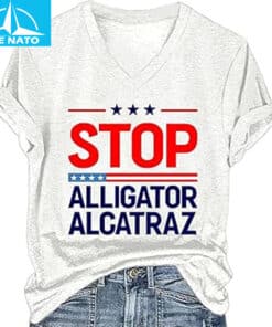 Stop Alligator Alcatraz Shirt 102