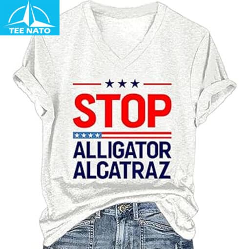 Stop Alligator Alcatraz Shirt 10 - Image 3